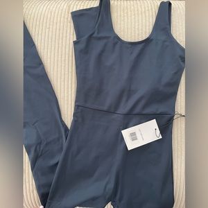 New Navy Blue Girlfriend Collective Unitard